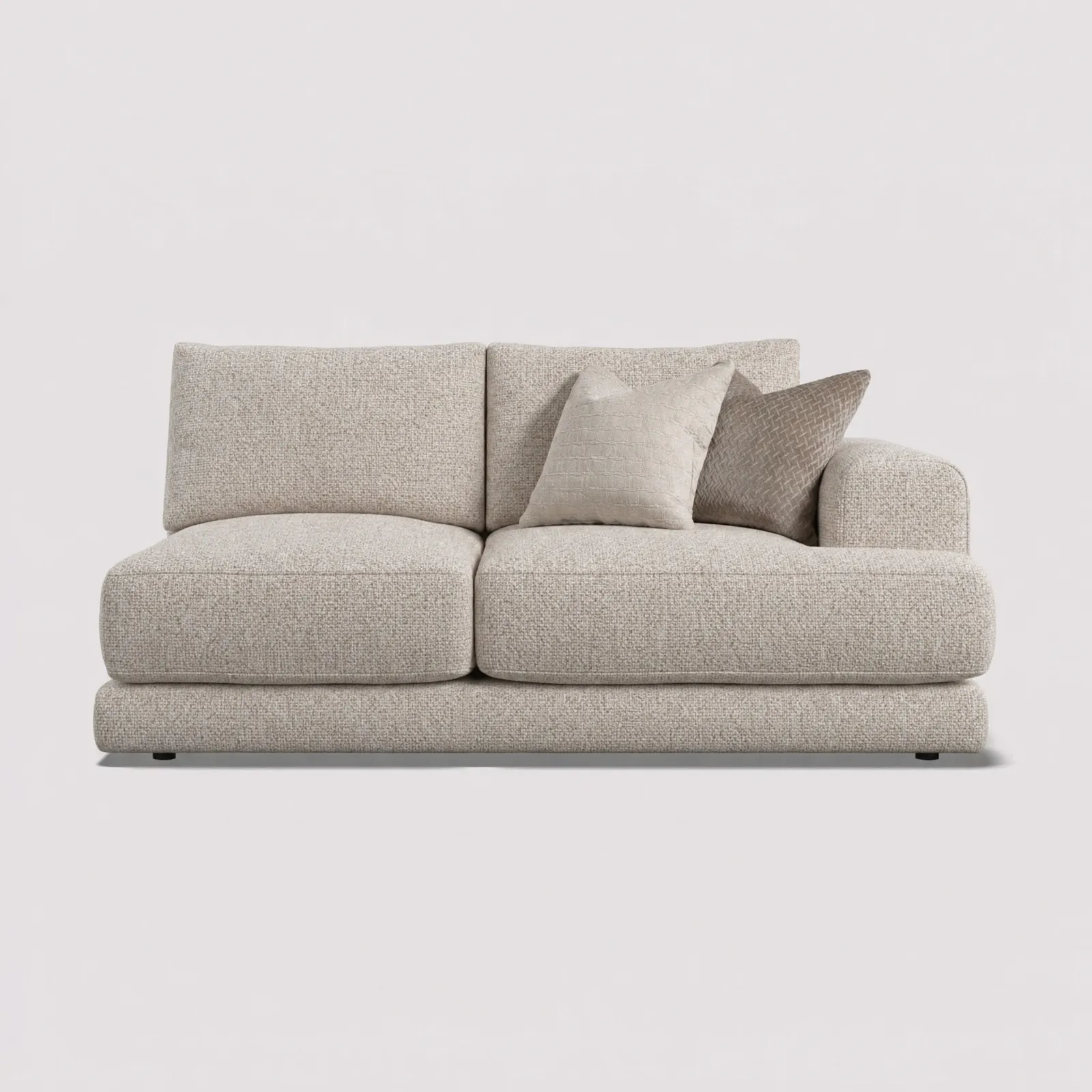 Lomax 1 Arm Medium Sofa Rhf, Grey | Barker & Stonehouse 1