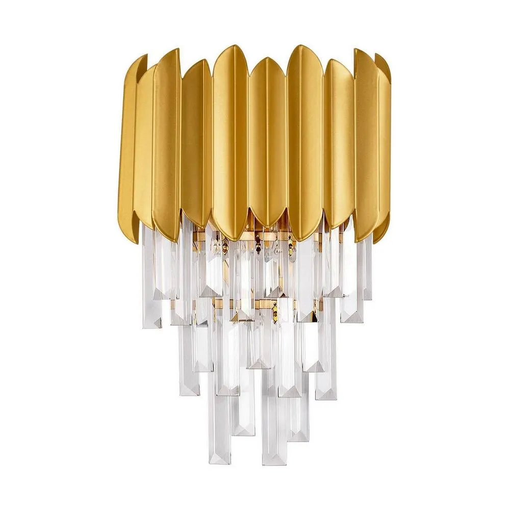 Netlighting Magnolia Wall Lamp Gold E14 2x5W