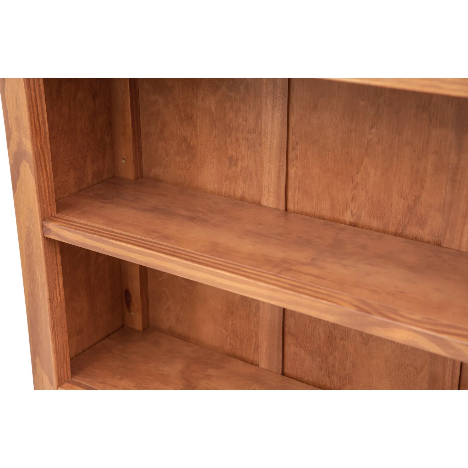 Cabinet Bits Bookcase with plinth 120x90x25cm in Brown 5