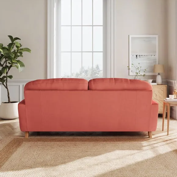 Martha Matte Plush Velvet 3 Seater Sofa 3