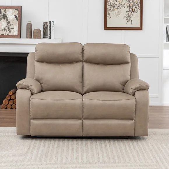 Aviemore Faux Leather 2 Seater Manual Reclining Sofa 2