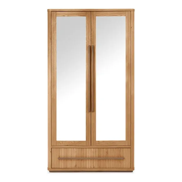 Bentley Designs Vega Knotty Oak Double Wardrobe 4