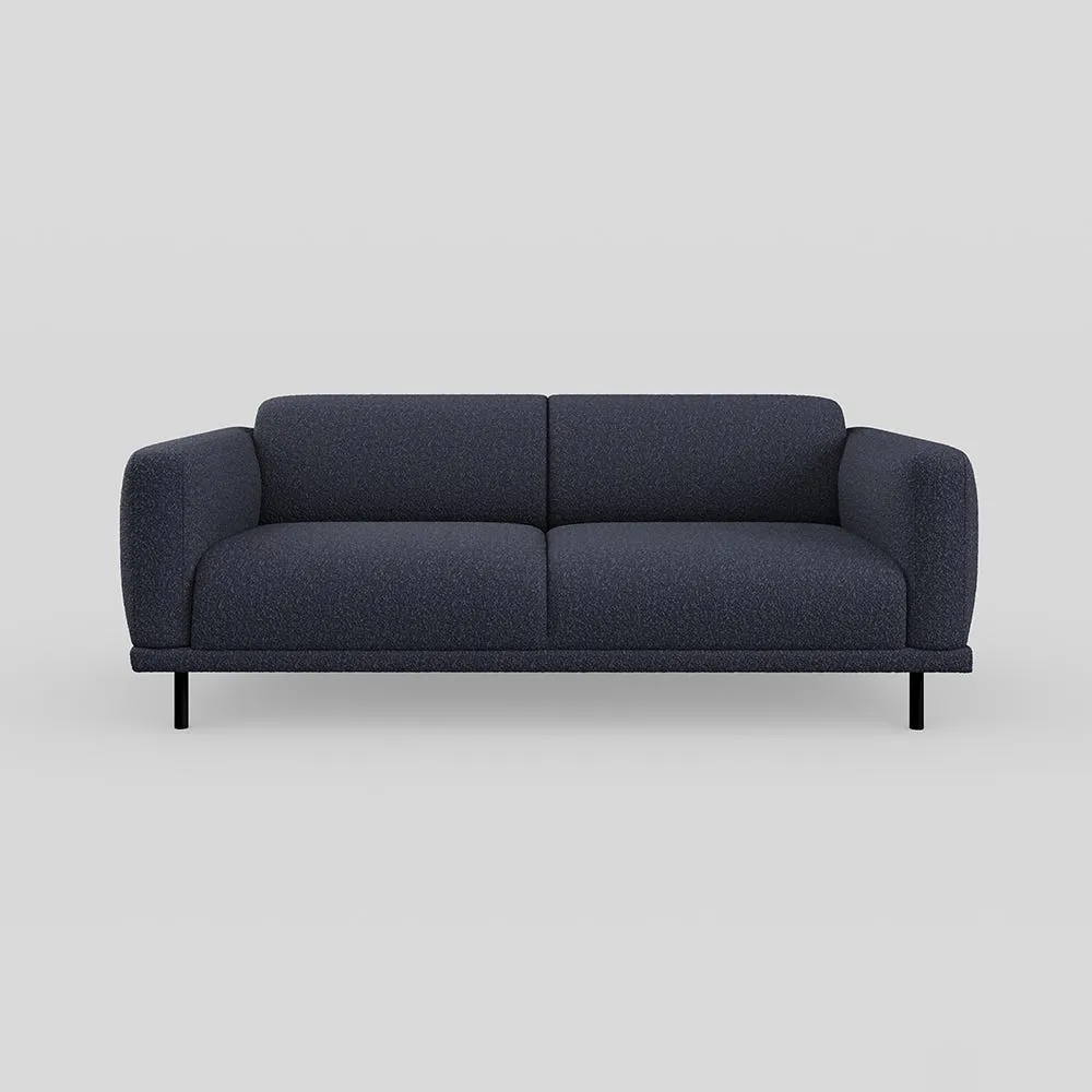 Heal's Harri 3 Str Sofa Boucle Indigo 1