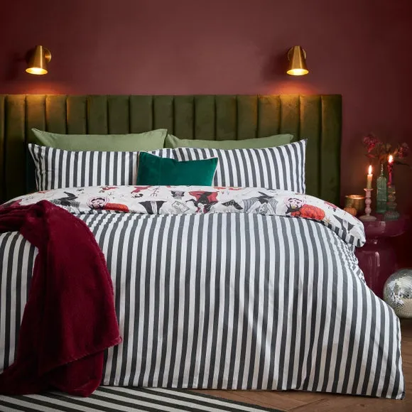 furn. Trick Or Treat Polycotton Duvet Cover & Pillowcase Set 2