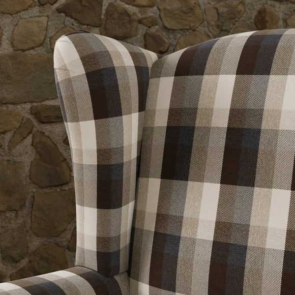 Charnwood Check Grande Armchair 3