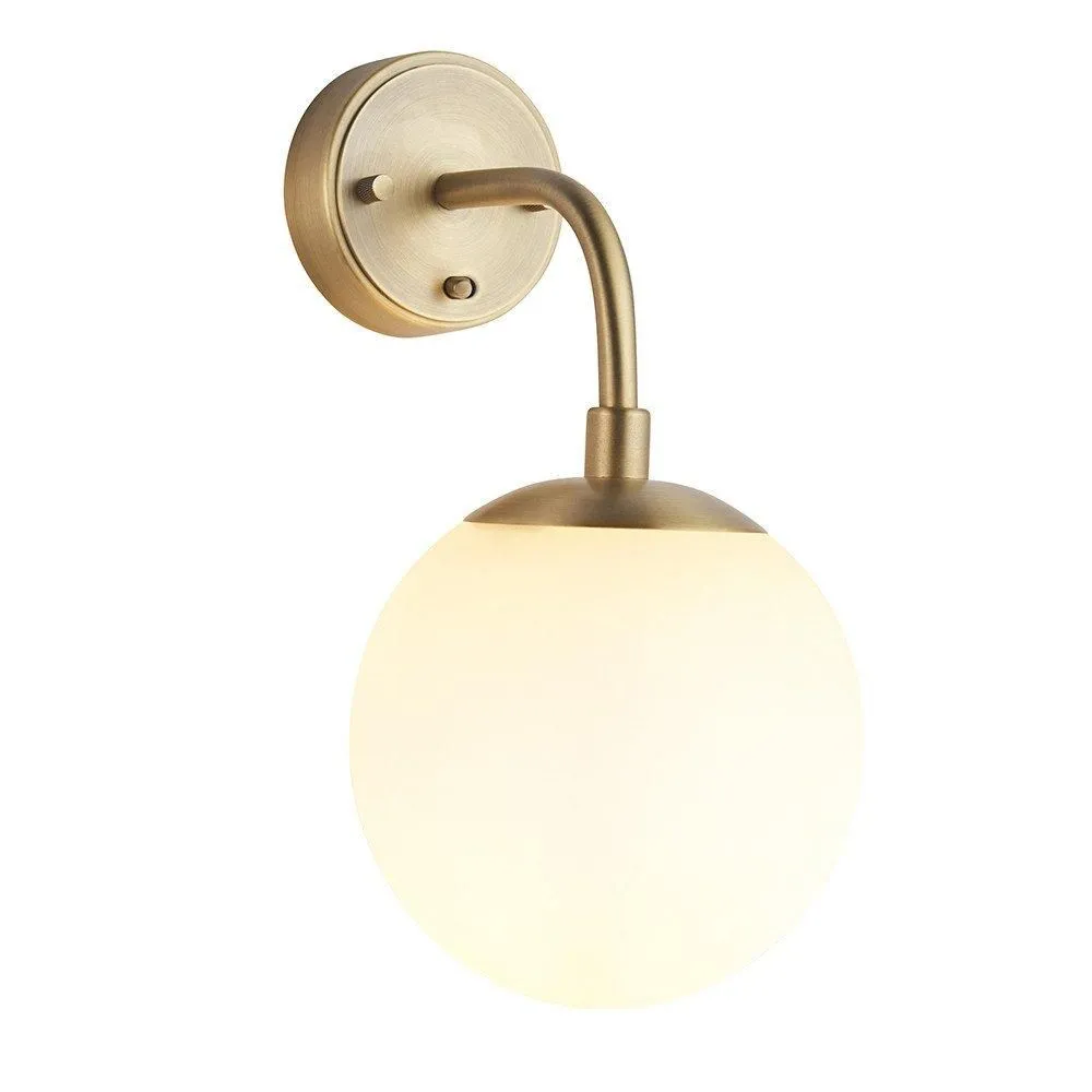 Netlighting 'COSENZA' Stylish Contemporary Dimmable Indoor Decor Glass Wall Lamp in Yellow
