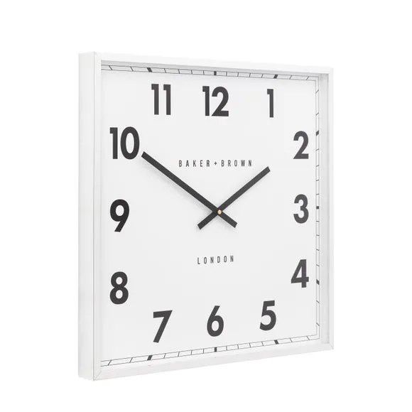 Cedar & Sage Buxton Square Wall Clock 6