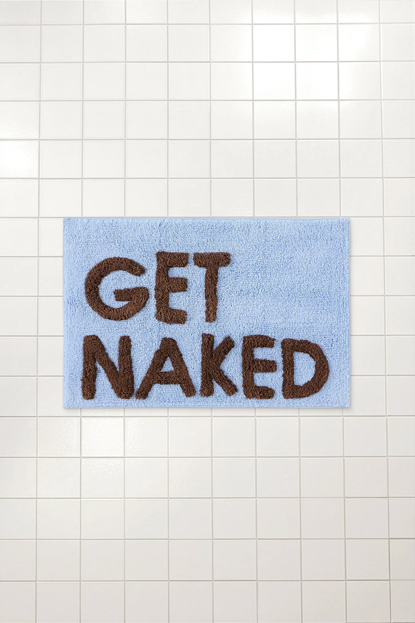 Get Naked Bath Mat - Light Blue 2