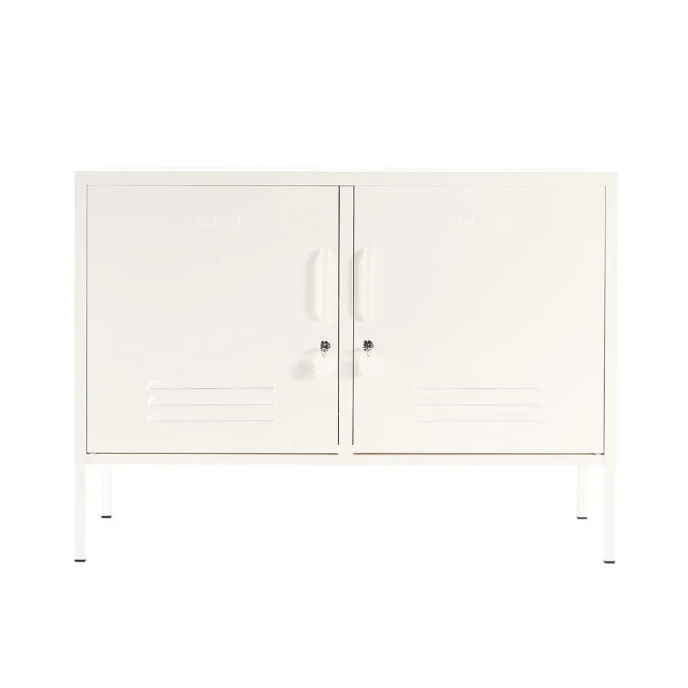 Mustard Made The Lowdown Cabinet in Chalk 3