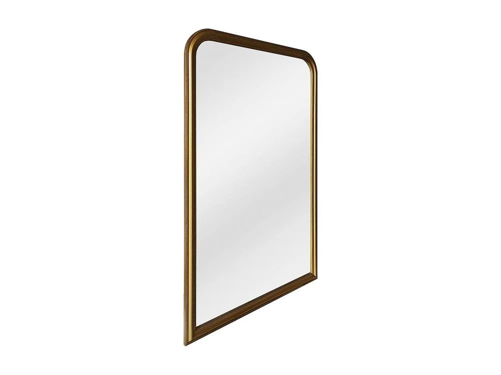 Vente-unique Large Paulownia Wood Mirror - W. 120 X H. 190 Cm - Brass Effect Gold 5