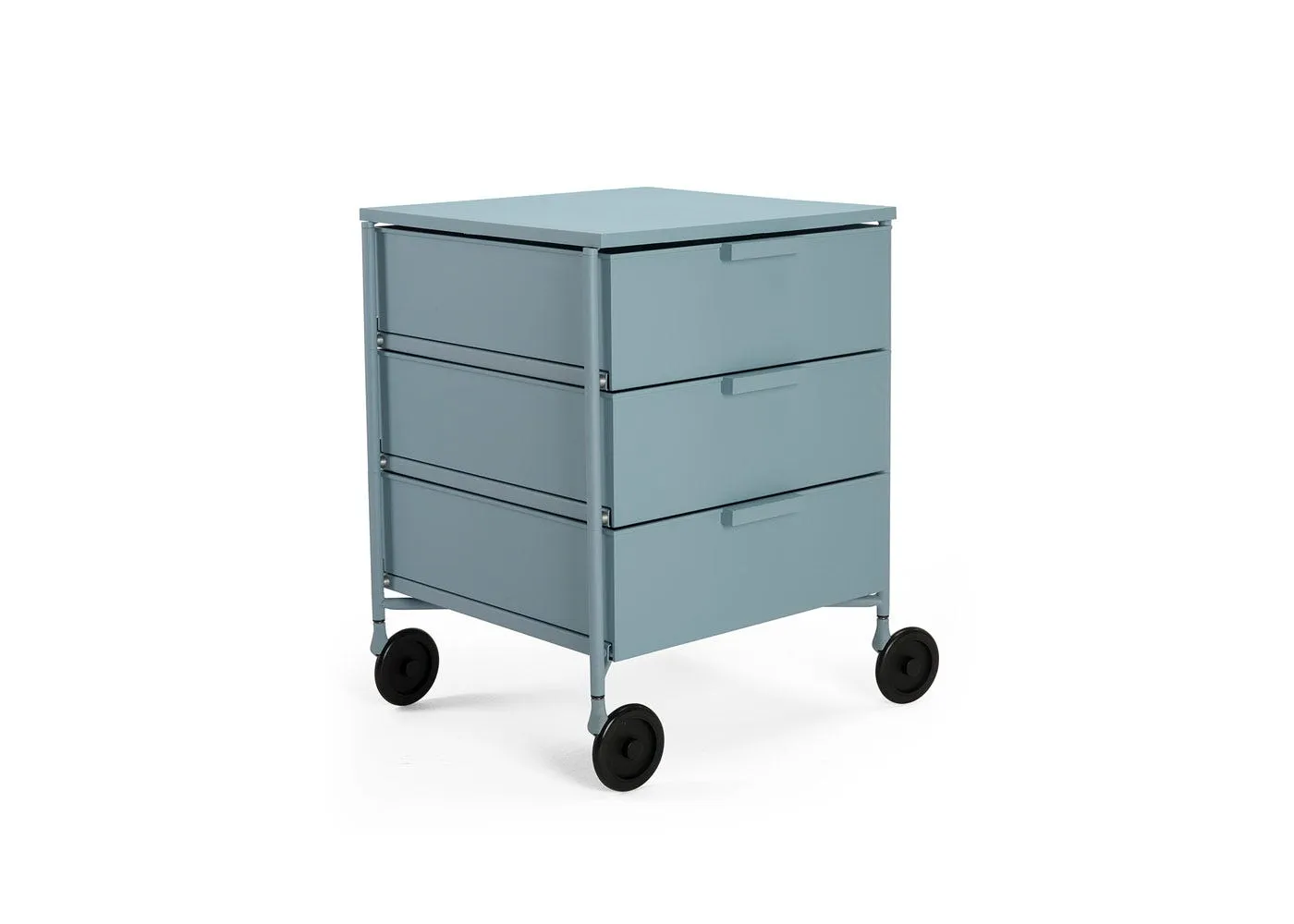 Kartell Mobil Matt 3 Drawers Storage System Pale Blue