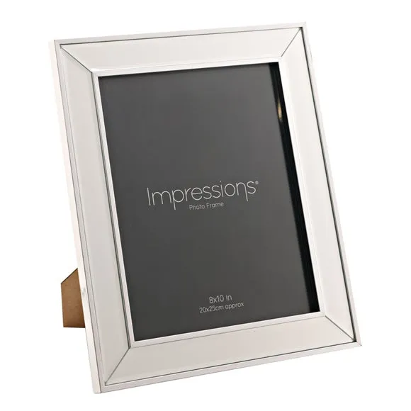 Impressions Mirror Border Bevelled Photo Frame 1