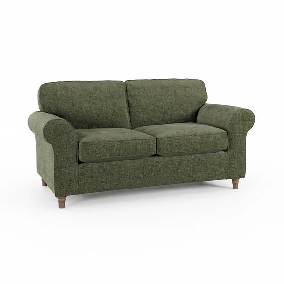 Flori Chenille Soft Texture 2 Seater Sofa 6