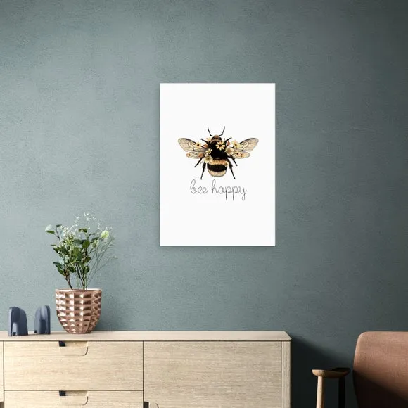 East End Prints Bee Happy Print 1