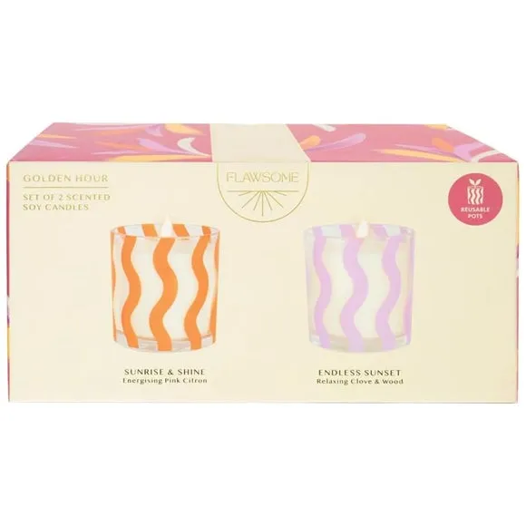 Flawsome Set of 2 Scented Candles 3