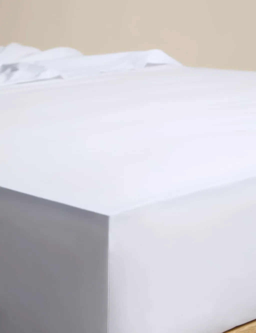 M&S Egyptian Cotton 230 Thread Count StayPut Fitted Sheet White