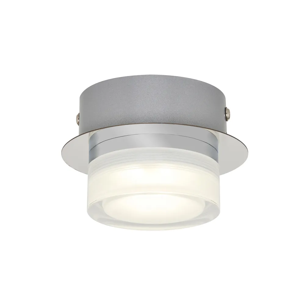 Brooke LED Bathroom Dual Mount Ceiling Light, Chrome 1