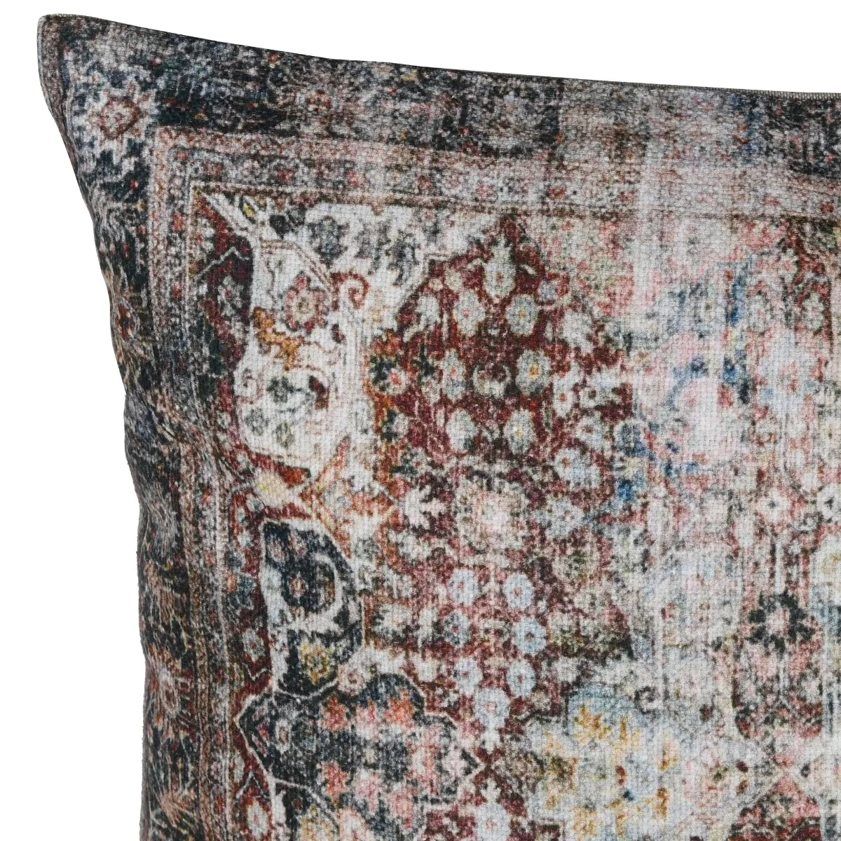 Vintage Pattern Cushion, Square, Brown Fabric | Barker & Stonehouse 2