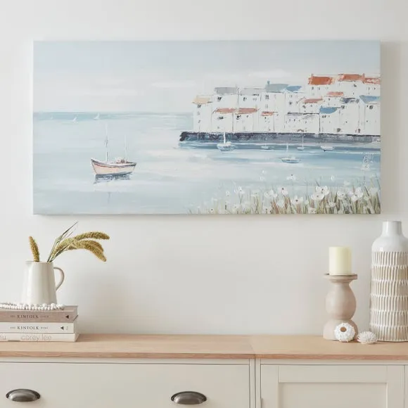 Harbour Scene Canvas