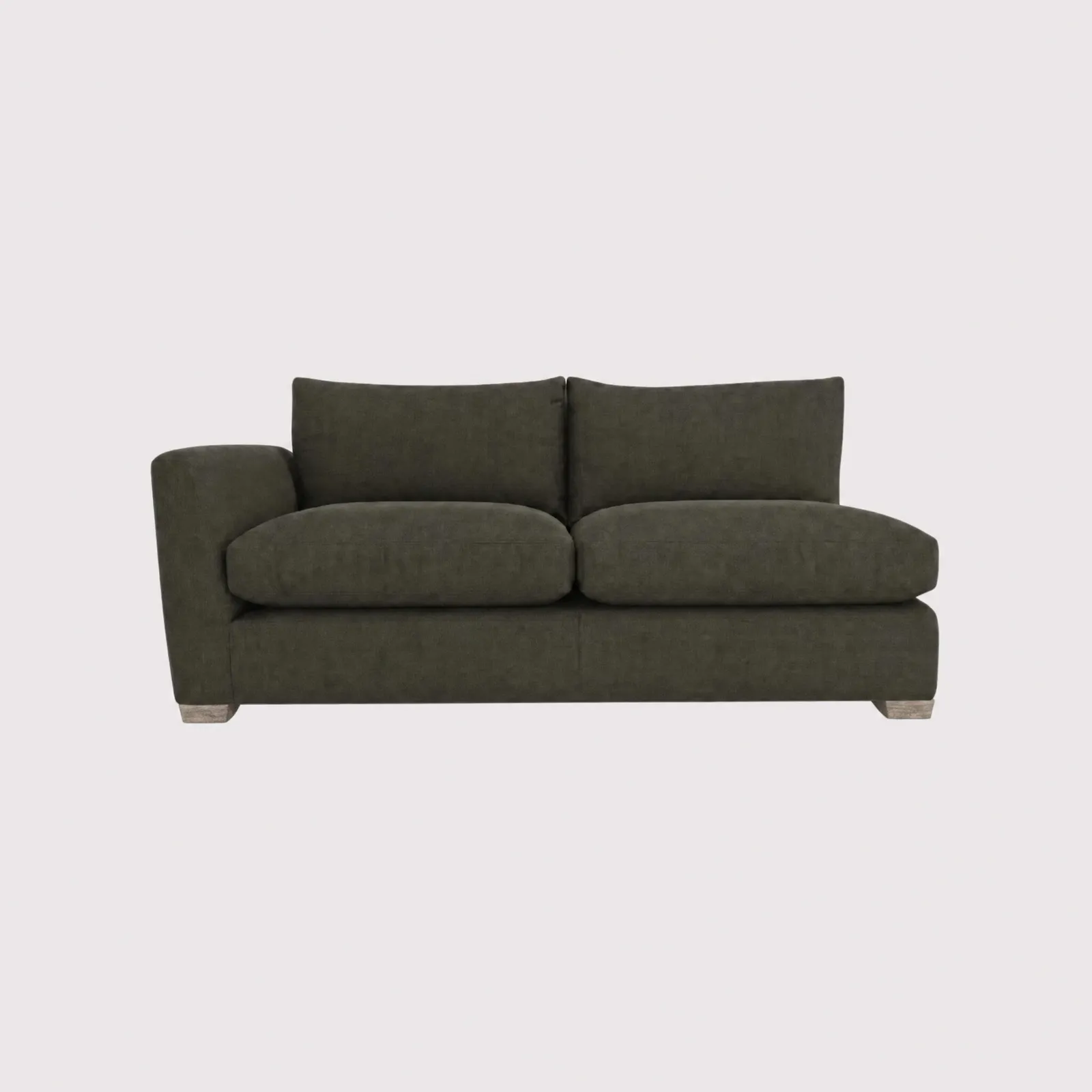Floyd 1 Arm Modular Sofa Unit Left, Green Fabric | Barker & Stonehouse 1