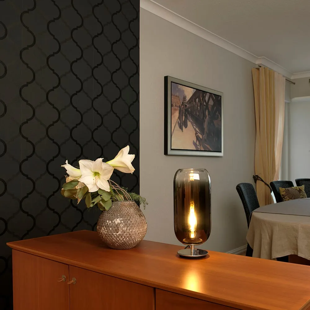 Artemide Gople Table Lamp Bronze & Chrome 4