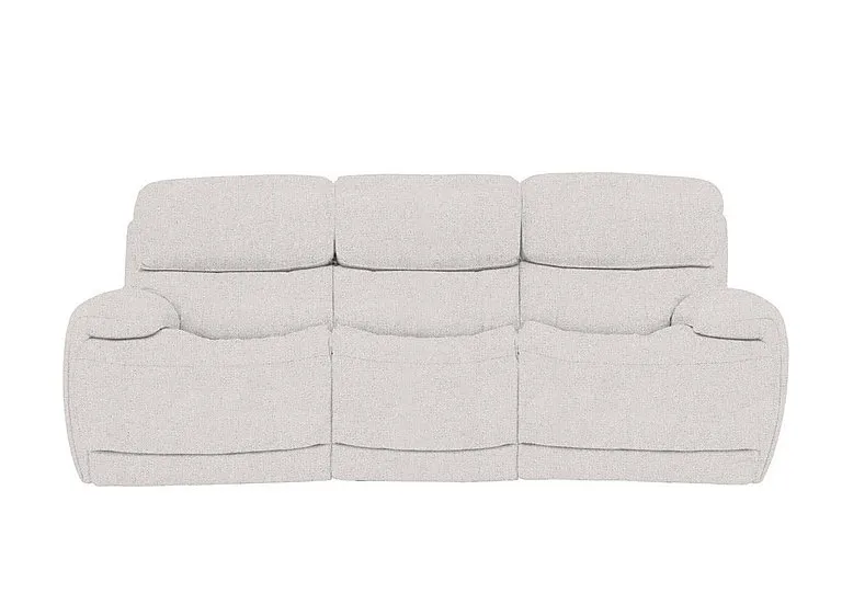 Rocco 3 Seater Fabric Power Rocker Sofa with Headrests - R110 Sand