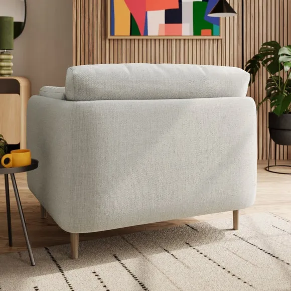Armitage Textured Chenille Snuggle Chair 3
