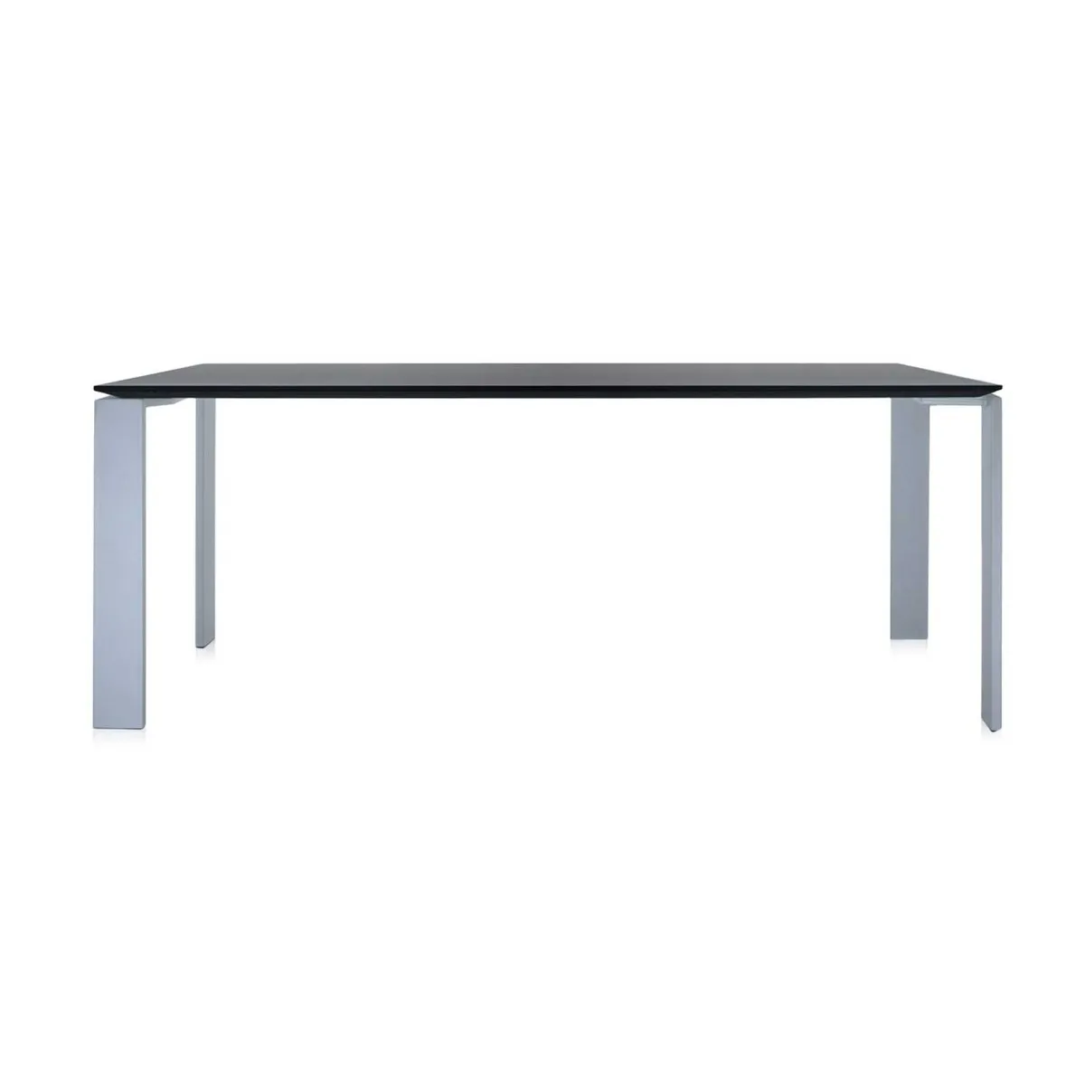 Kartell Four Dining Table 223X79, Black Metal | W223cm | Barker & Stonehouse 2