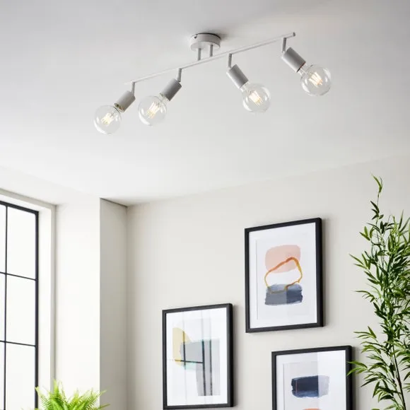 Elements Koppla 4 Light Semi Flush Spotlight Bar 3