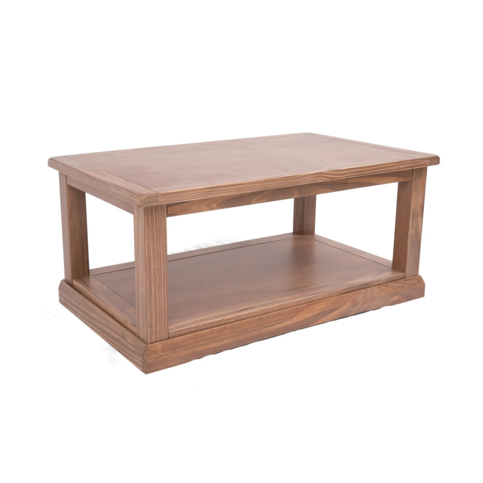 Cabinet Bits Coffee Table with Shelf - H45 W100 D60cm in Brown 2