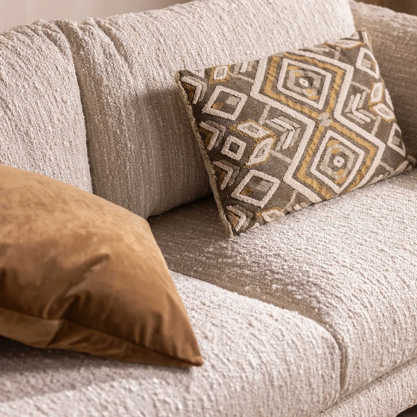 Malmo 3 Seater Sofa, White Fabric | Barker & Stonehouse 6