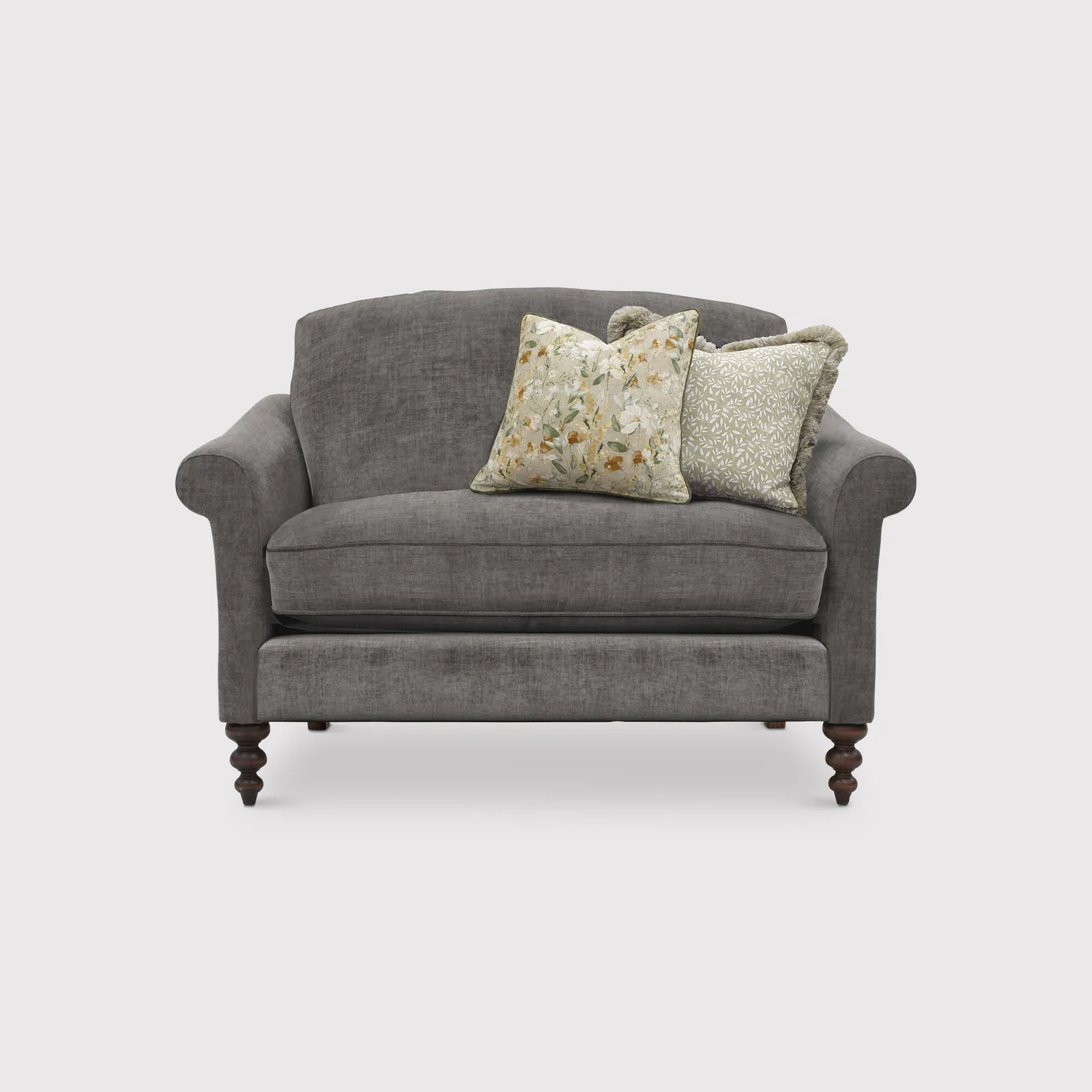 English Heritage Clover 26 Cuddler With Pre Set Scatters, Grey Fabric | Barker & Stonehouse 1
