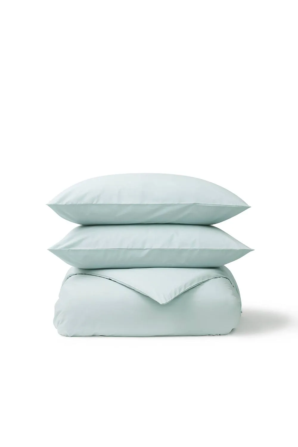 CHRISTY Pure Cotton Percale Duvet Cover Sets in Duck Egg Blue 3