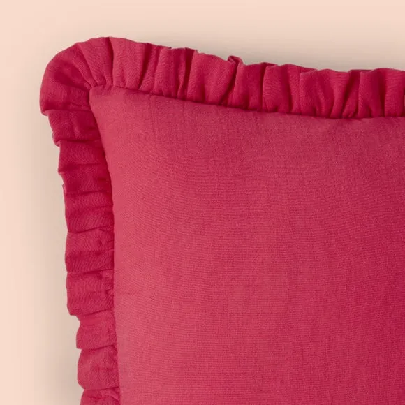 Frilled Gauze Square Cushion 4