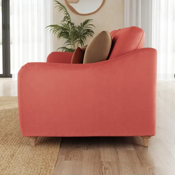 Hattie Matte Plush Velvet 2 Seater Sofa 2