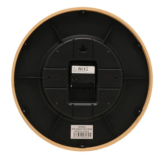 Hometime Bamboo Round Wall Clock 4