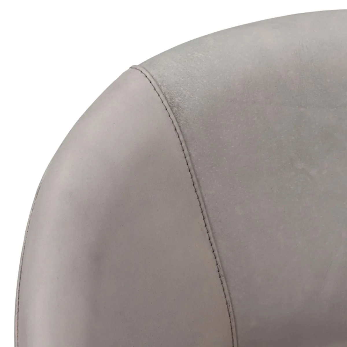 Pure Furniture Beck Dining Chair, Grey Leather | Barker & Stonehouse 3