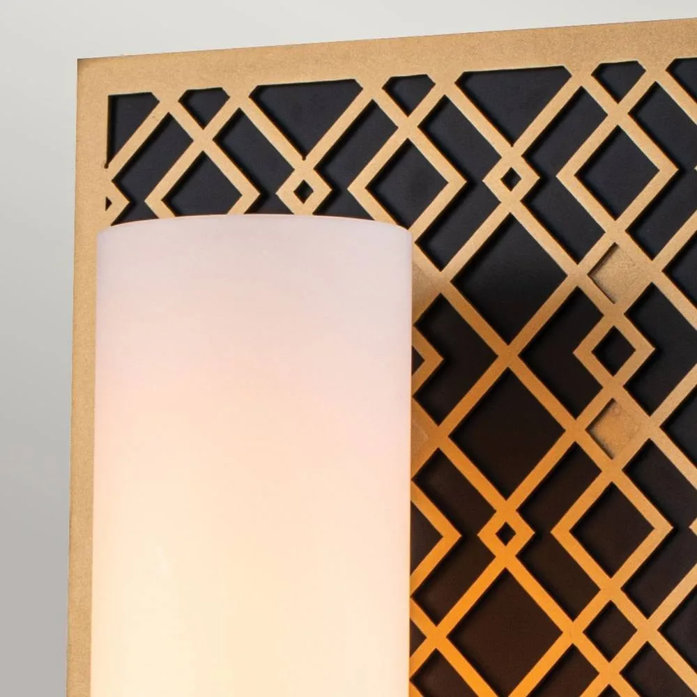 Netlighting Ziggy Bathroom Wall Lamp Lacquered Gold IP44 2