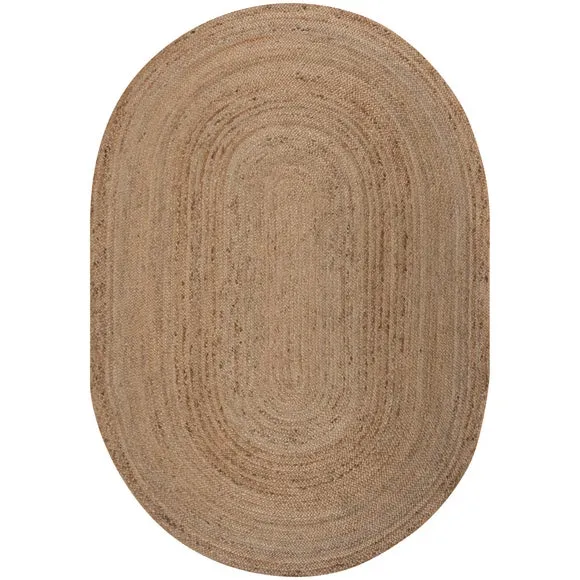 Braided Jute Oval Rug 2