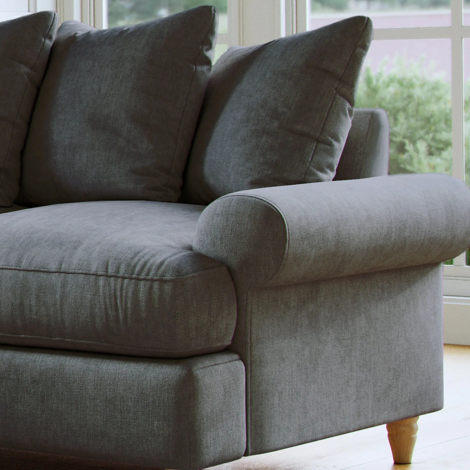 The Great Sofa Company Beatrice Sofa Bed, Slate in Dark Grey 3