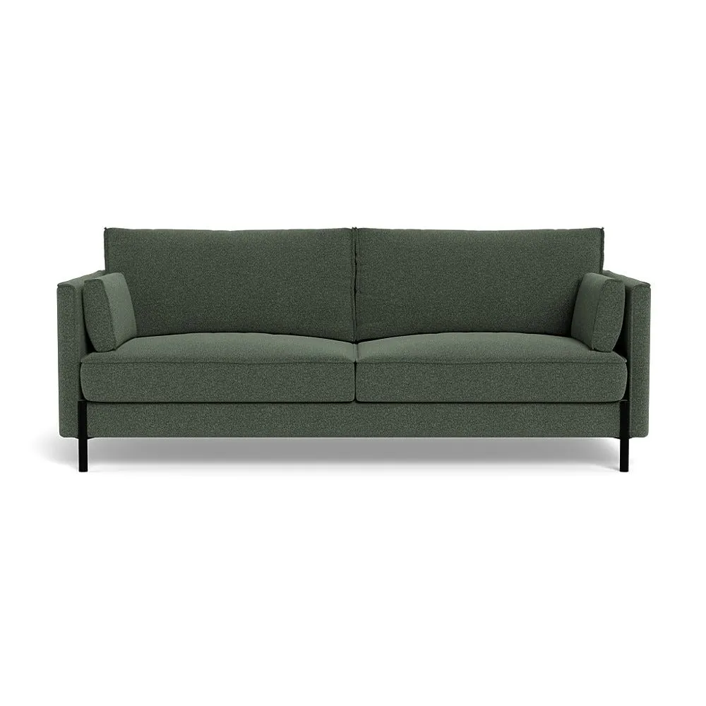 Heal's Tortona 3 Seater Sofa Boucle Fern Black Feet 1