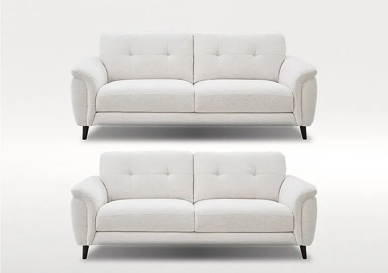 Chantilly Set of Two 3 Seater Fabric Sofas