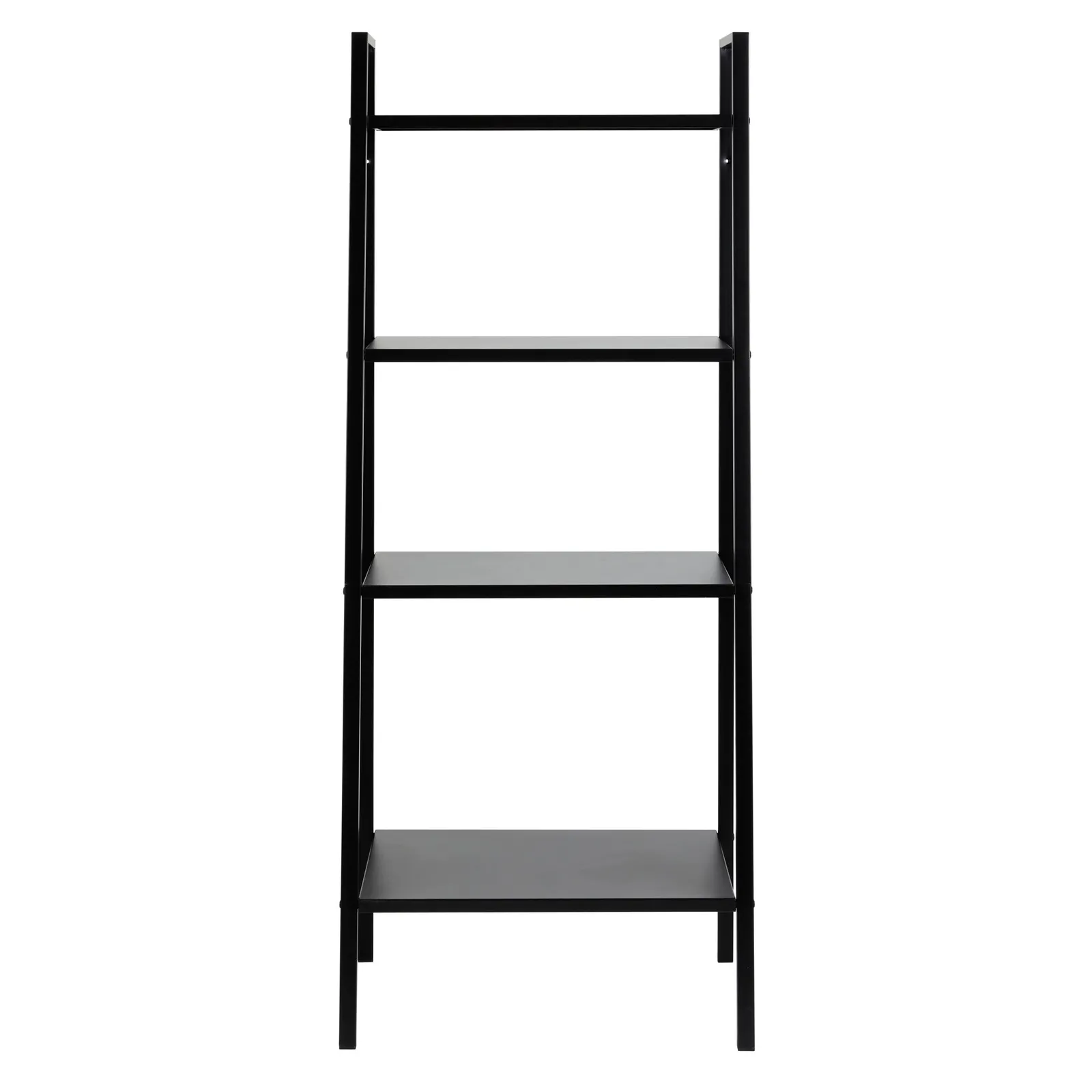 Ladder Shelving Unit Black