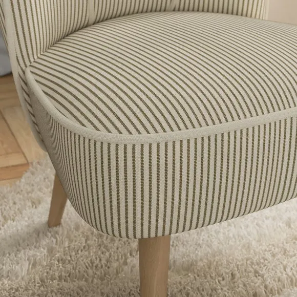 Elsie Tiny Stripe Cocktail Chair 4