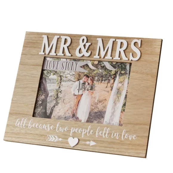 Love Story Mr & Mrs Photo Frame 2