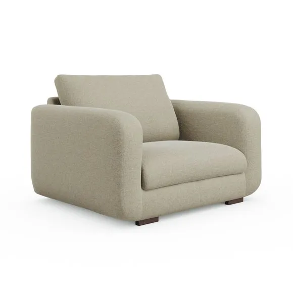 Luca Soft Chenille Snuggle Chair 6