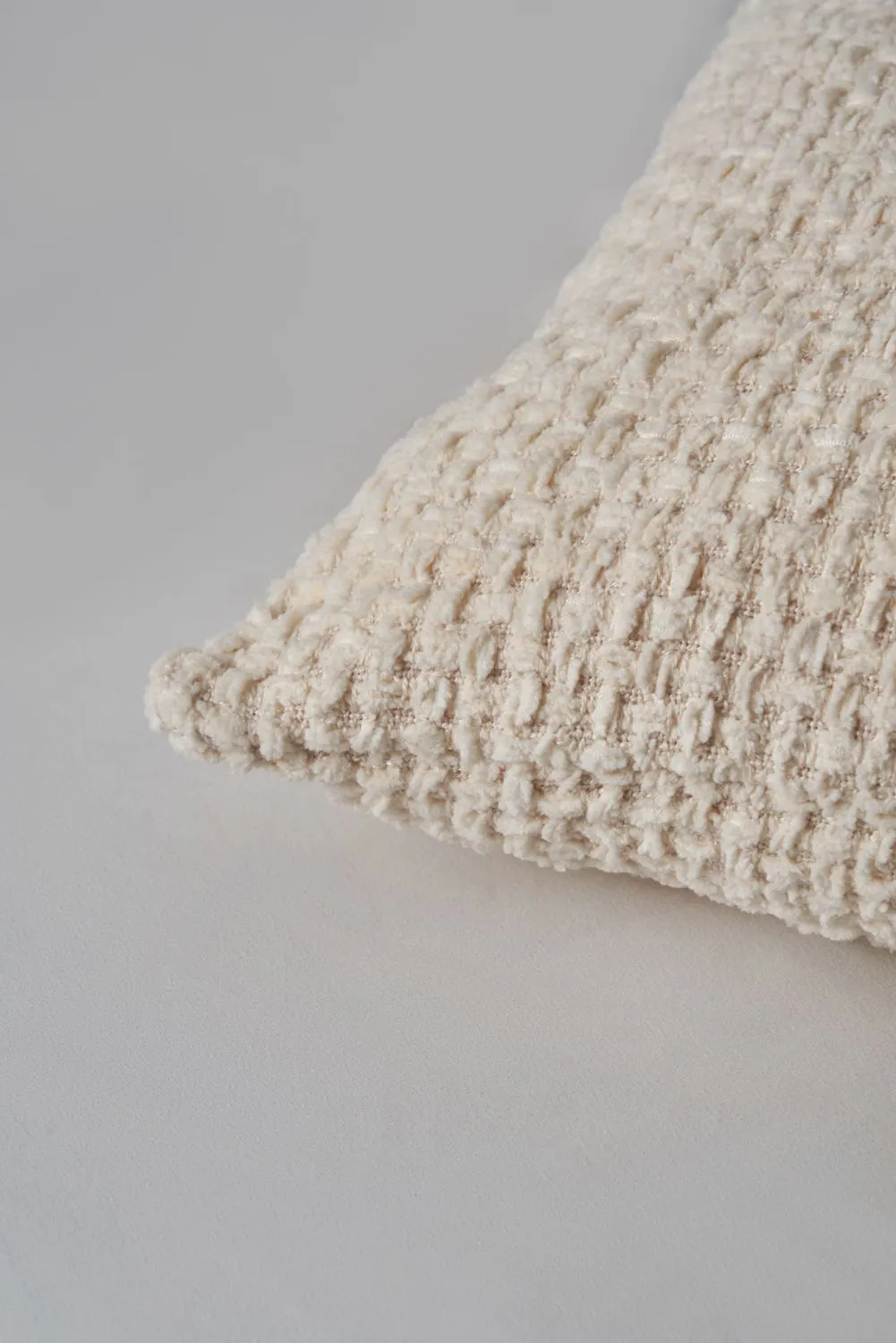 BHS Cross Weave Cushion in Cream 2