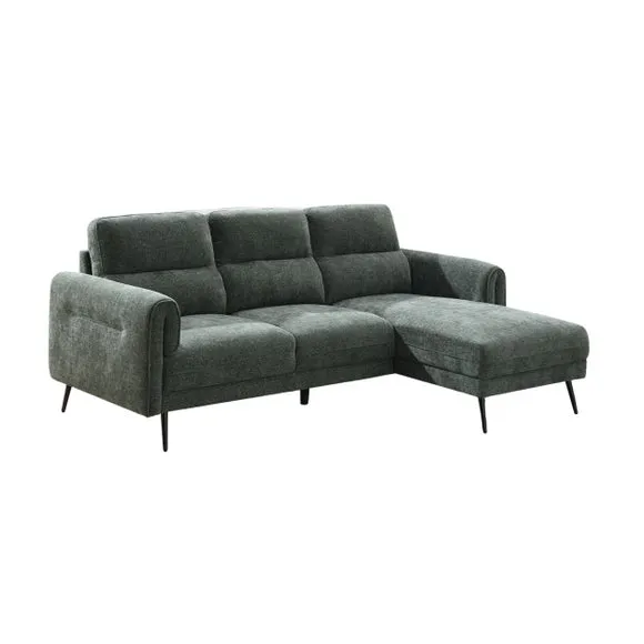 Kelso 3 Seater Chenille Corner Chaise Sofa 2