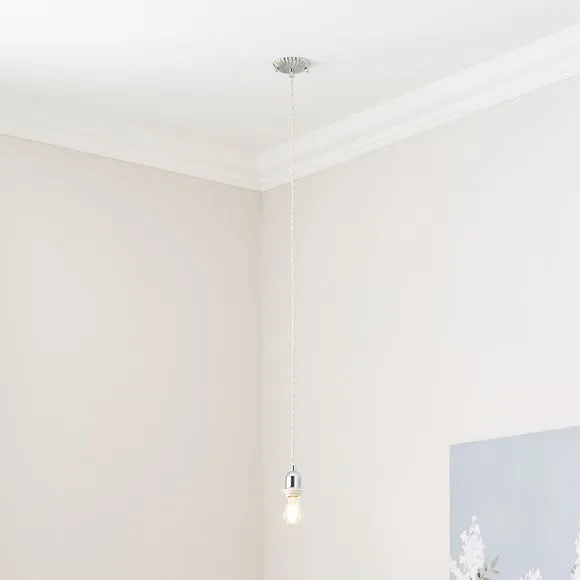 Scalloped Adjustable Flex Ceiling Light Cable 1