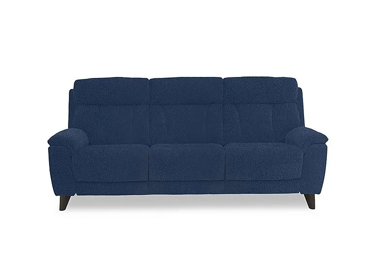 Dreamer 3 Seater Fabric Sofa - Blue